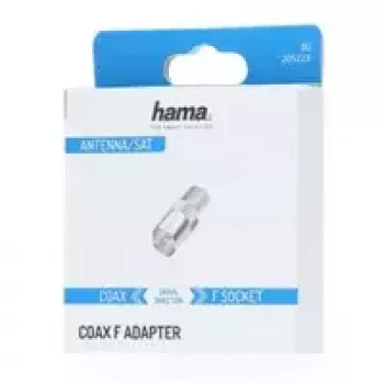 Hama 00205223 koaksiaaliliitin F-tyyppi 1 kpl