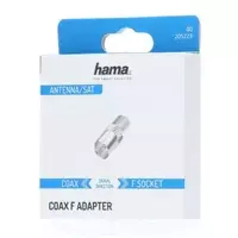 Hama 00205223 koaksiaaliliitin F-tyyppi 1 kpl