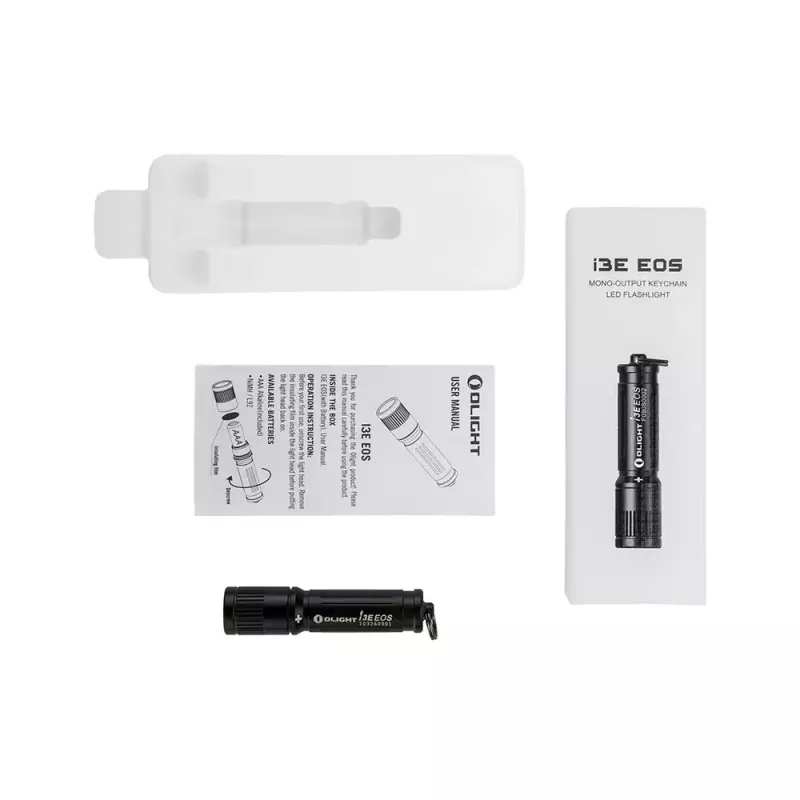 Käsivalaisin Olight i3E musta LED 90 lm IPX8 70 h