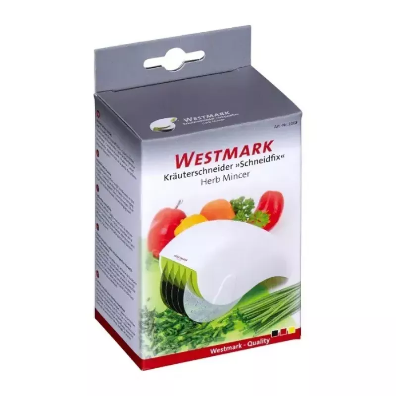 Silppuri Westmark Schneidfix vihreä valkoinen ruostumaton terä