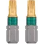 Ruuvauskärki KWB 124215 2 kpl Torx T15 25 mm kuusikanta