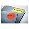 Avery Zweckform L6005-25 Itseliimautuvat etiketit, fluoresoiva punainen, A4, kestoliima, 25 arkkia