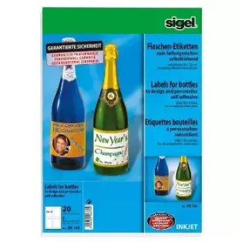 Itseliimautuvat tarrat Sigel DE160