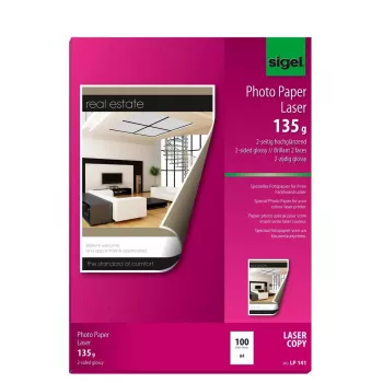 Valokuvapaperi kiiltävä Sigel LP141 A4