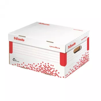 Esselte arkistolaatikko Speedbox FSC® A4, punainen, valkoinen, A4, 290 g, 252 x 355 x 193 mm