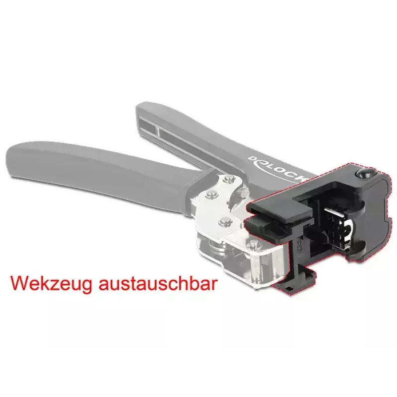 Kaapelipuristinpihdit DeLOCK 86211 musta