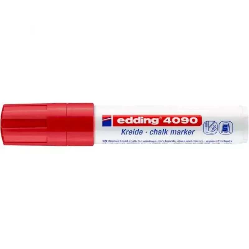 Liitutaulumarker Edding 4090 talttakärki punainen