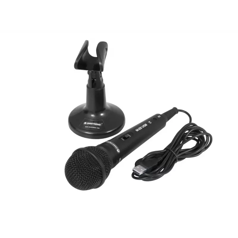 Studiomikrofoni Omnitronic 13000419 musta