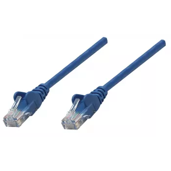 Intellinet verkkopatchkaapeli, Cat6A, 0,25 m, sininen, kupari, S/FTP, LSOH/LSZH, PVC, RJ45, kullatut kontaktit, ilman lukituskielekettä, suojuksella, elinikäinen takuu