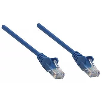 Intellinet verkkopatchkaapeli, Cat6A, 0,25 m, sininen, kupari, S/FTP, LSOH/LSZH, PVC, RJ45, kullatut kontaktit, ilman lukituskielekettä, suojuksella, elinikäinen takuu