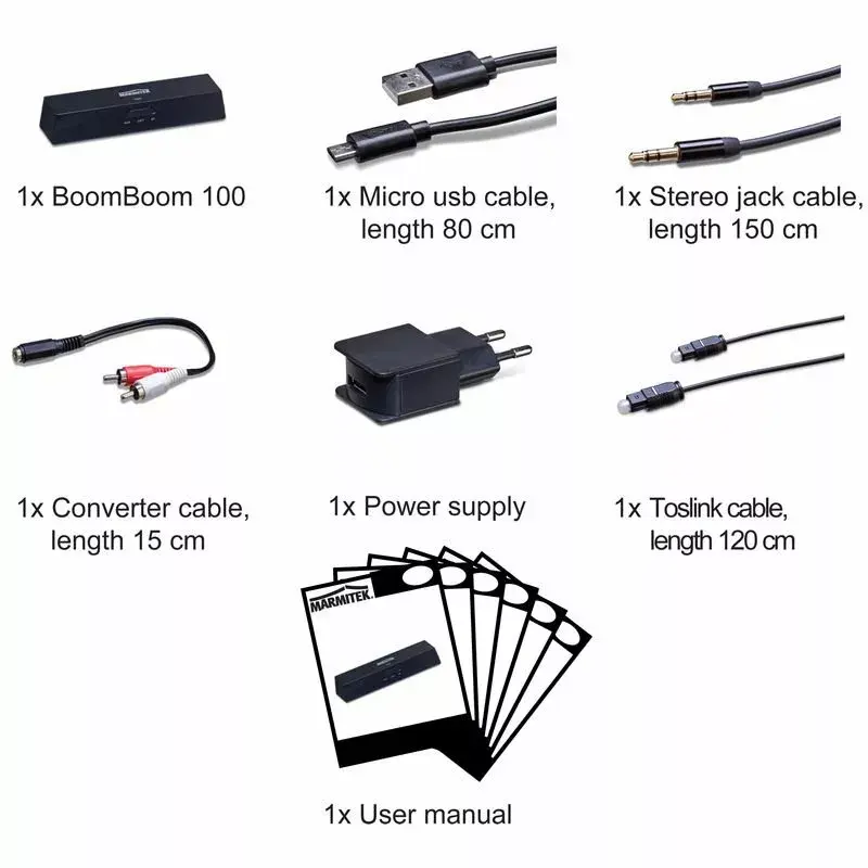 Marmitek BoomBoom 100 Bluetooth-äänilähetin/-vastaanotin (08330)