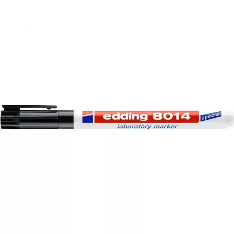 Pysyvä tussi Edding 8014 pyöreä kärki musta 1 kpl