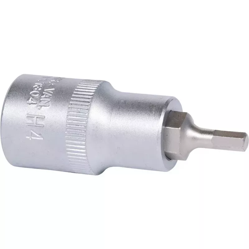 KS Tools 911.1304 bittihylsy 1/2 tuumaa, kuusiokolo, lyhyt, 4 mm