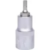 KS Tools 911.1304 bittihylsy 1/2 tuumaa, kuusiokolo, lyhyt, 4 mm