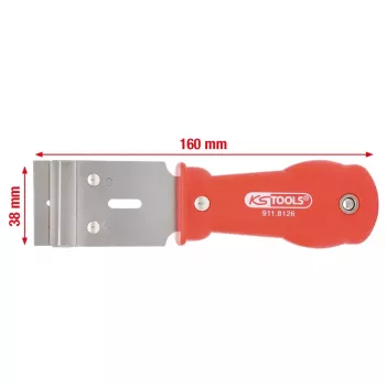 Käsikaavin KS Tools 911.8126 pituus 160 mm paino 90 g