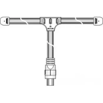 Dual-Antennen e+p FM-dipoli-TV-antenni