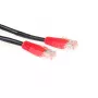 ACT 5 m U/UTP CAT5E ristiinkytketty kytkentäkaapeli musta RJ45-pistokkeilla