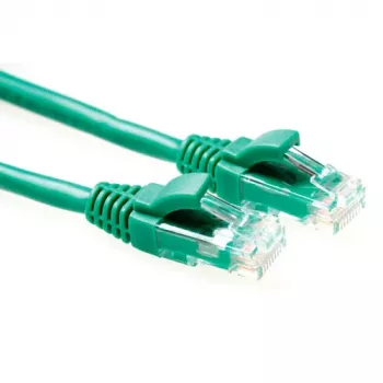 ACT vihreä 10 m U/UTP CAT6 -verkkokaapeli komponenttitaso RJ45-liittimillä