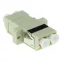 ACT kuitu LC-Duplex-adapteri Multimode OM1/OM2 laippa, LC/LC, luonnonvalkoinen, Multimode, keramiikka, OM1, 1 kpl