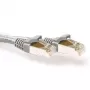 ACT harmaa 3 metrin LSZH SFTP CAT6A patchkaapeli rastnasenfrei RJ45-liittimillä