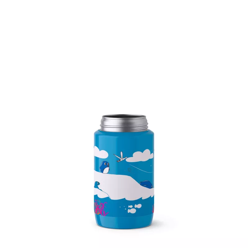 EMSA DRINK2GO 518359 juomapullo päivittäiseen käyttöön 400 ml ruostumaton teräs sininen
