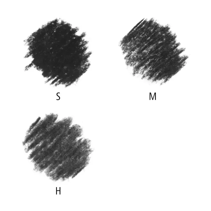 Hiilikynä Staedtler Mars Lumograph 4 kpl musta