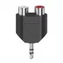 Hama 00305039 audiosplitteri musta