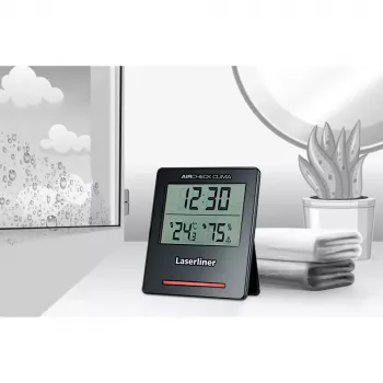 Elektroninen hygrometri Laserliner AirCheck Clima musta digitaalinen 1 kpl
