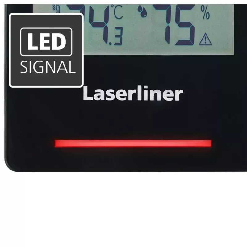 Elektroninen hygrometri Laserliner AirCheck Clima musta digitaalinen 1 kpl
