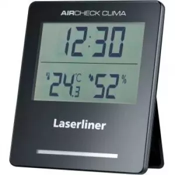 Elektroninen hygrometri Laserliner AirCheck Clima musta digitaalinen 1 kpl