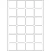 Yleiskäyttötarrat HERMA 24x24 mm valkoinen paperi matta 768 kpl