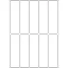 Yleiskäyttötarrat HERMA 20x75 mm valkoinen paperi matta käsinmerkintä