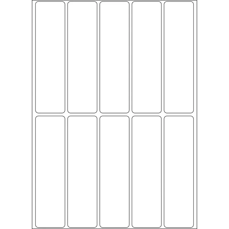 Yleiskäyttötarrat HERMA 20x75 mm valkoinen paperi matta käsinmerkintä