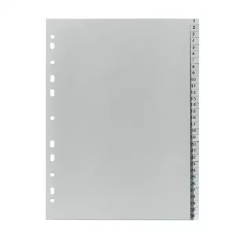 Välilehti-indeksi Herlitz 10843712 harmaa