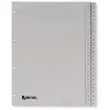 Rexel PP-rekisteri, harmaa, numeerinen, harmaa, A4, 225 mm, 300 mm, 7 mm, 1 kpl
