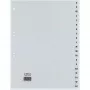 Rexel PP-rekisteri, harmaa, aakkosellinen, aakkosellinen välilehtirekisteri, polypropeeni (PP), harmaa, A4+, 246 mm, 297 mm
