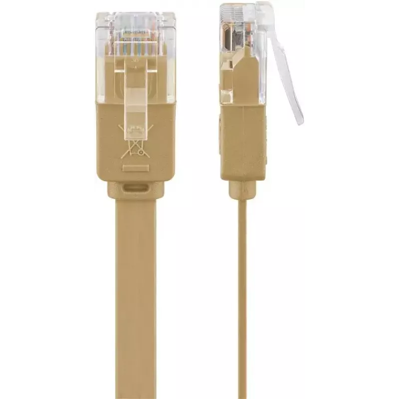 Verkkokaapeli Goobay 95880 ruskea 1 m Cat6 U/UTP