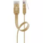Verkkokaapeli Goobay 95886 vaaleanruskea 3 m Cat6 U/UTP
