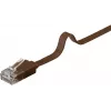 Verkkokaapeli Goobay 95890 ruskea 1 m Cat6 U/UTP
