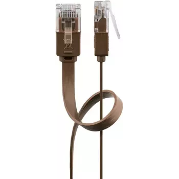 Verkkokaapeli Goobay 95890 ruskea 1 m Cat6 U/UTP