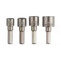 Bosch 2609255904 Hylsysarja 1/4 tuuman kuusiovarrella, 4 osaa