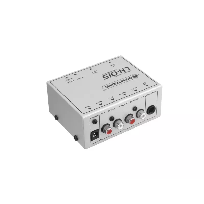 Mikseri Omnitronic LH-015 2 kanavaa 20–20000 Hz harmaa
