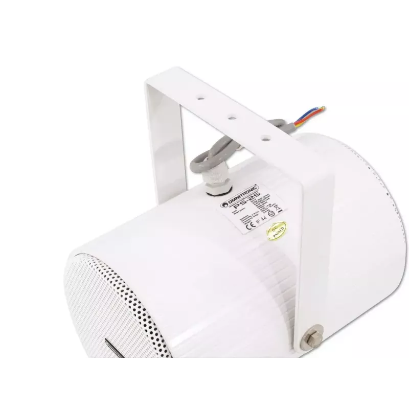 Kaiutin Omnitronic 80710370 valkoinen johdollinen 10 W