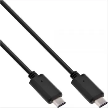 InLine USB 3.1 Type-C, 2 m USB-kaapeli USB 3.2 Gen 2 (3.1 Gen 2) USB-C musta