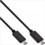InLine USB 3.1 Type-C, 2 m USB-kaapeli USB 3.2 Gen 2 (3.1 Gen 2) USB-C musta