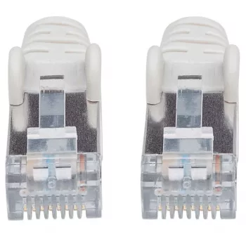 Intellinet verkkokaapeli, Cat7-kaapeli/Cat6A-liitin, 0,5 m, harmaa, kupari, S/FTP, LSOH / LSZH, PVC, RJ45, kullatut koskettimet, ilman lukituskieltä, valettu, elinikäinen takuu