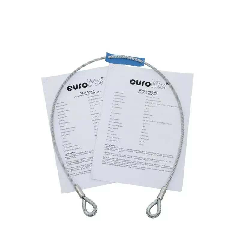 EUROLITE turvaköysi AG-15, 4x1000 mm, enintään 15 kg