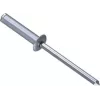 GESIPA 6300464 sokkoniitti, alumiini/teräs, 4 x 12 mm, puristusalue 6,5–8,5 mm, litteä pyöreäkanta