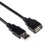 USB 2.0 A -pistoke - USB A -liitin musta 3,00 m ACT SB0036