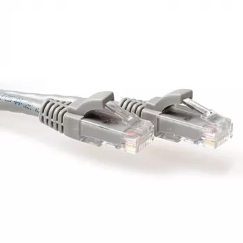 ACT harmaa 4 metrin U/UTP CAT6 -verkkokaapeli snagless RJ45-liittimillä